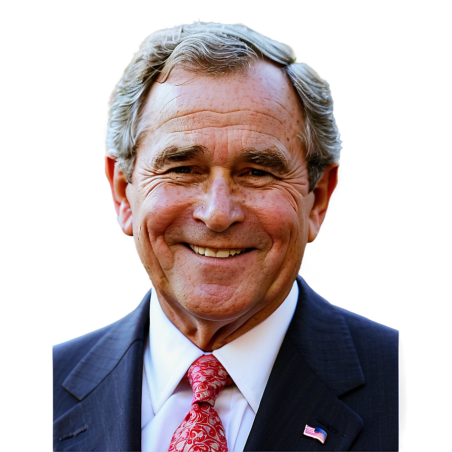 George Bush Smiling Png 06242024