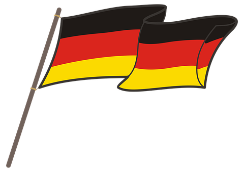 German Flag Illustration