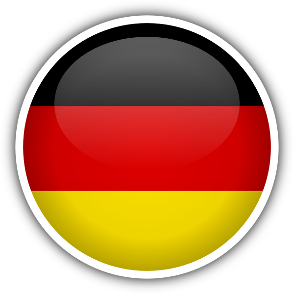 Germany Flag Button Design