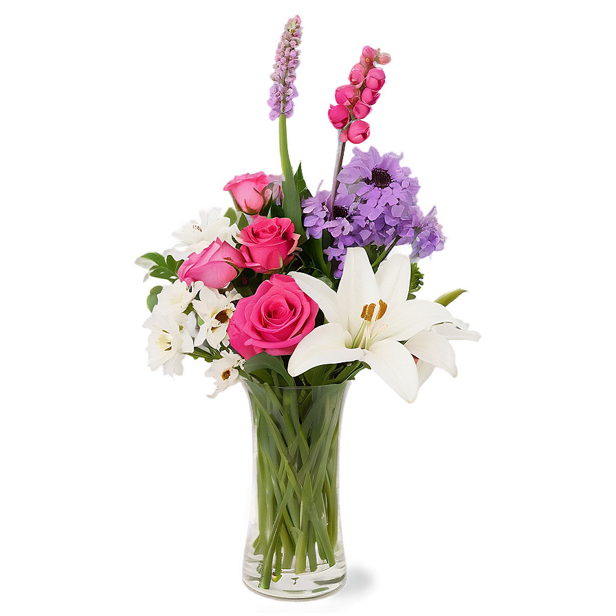 Get Well Flowers In Vase Png 06272024