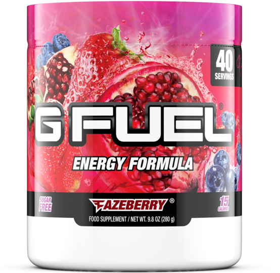 Gfuel Fazeberry Energy Formula Tub