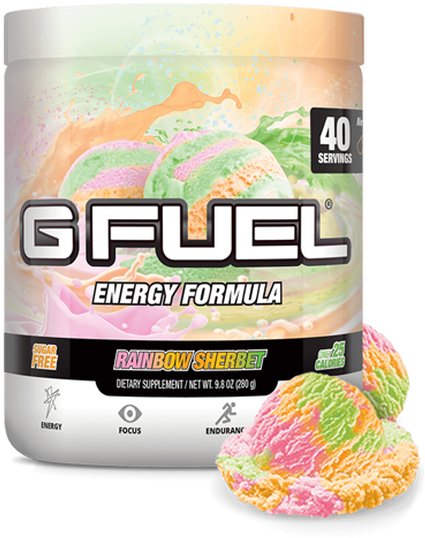 Gfuel Rainbow Sherbet Energy Formula