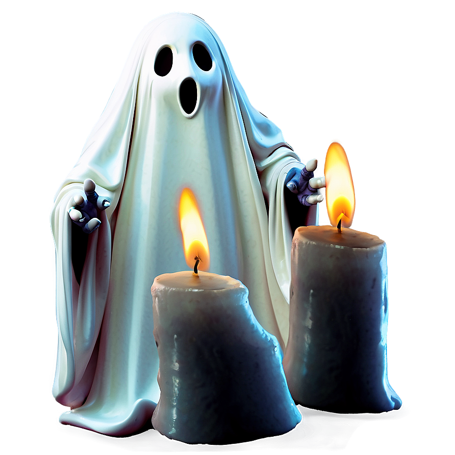 Ghost With Candle Png 37