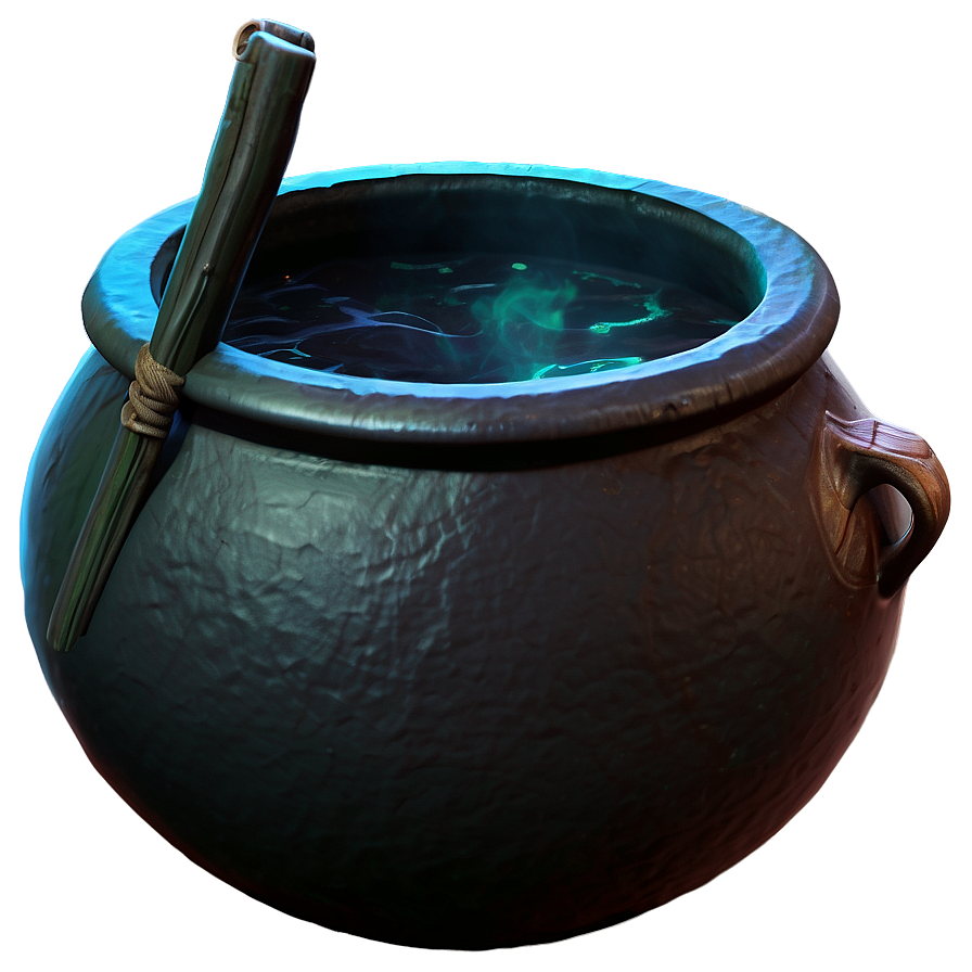 Ghostly Cauldron Png 67