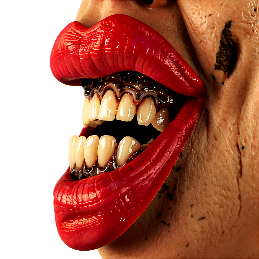 Ghoulish Mouth Visual Png Nih