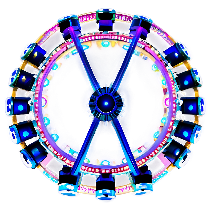 Giant Ferris Wheel Transparent Background Png 06122024