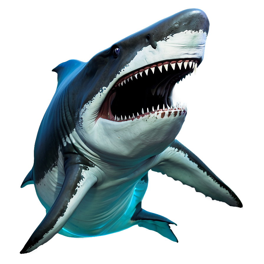 Giant Megalodon Png Gxb