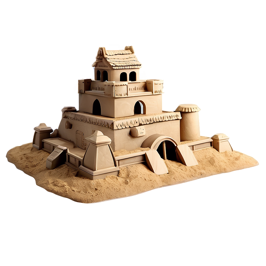 Giant Sandcastle Png 06212024