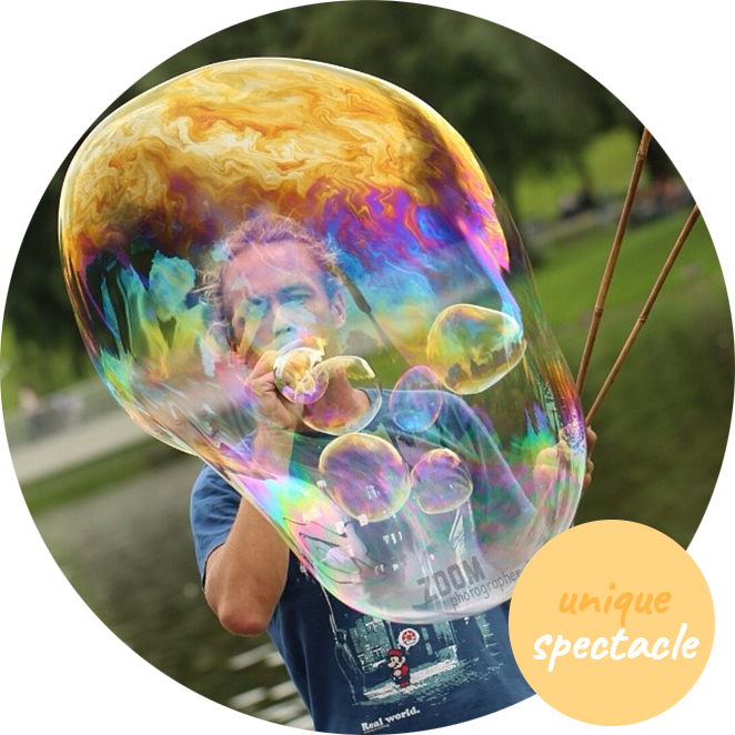 Giant Soap Bubble Performance