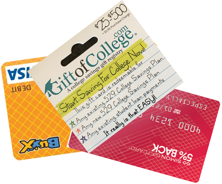 Giftof College Gift Cards