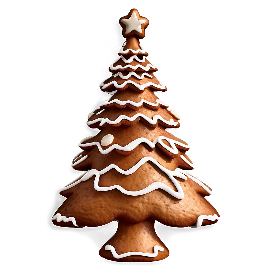 Gingerbread Christmas Tree Png Avf27