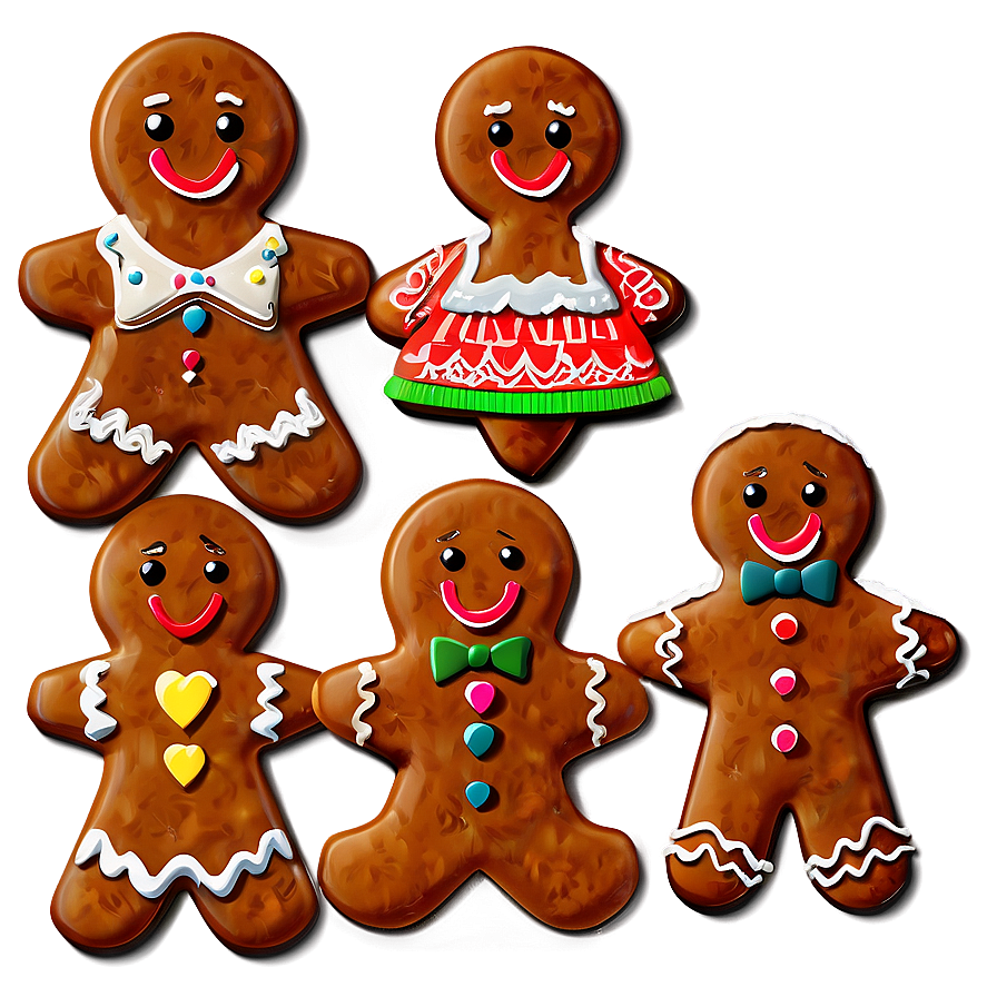 Gingerbread Family Png 05212024