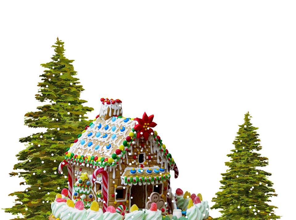 Gingerbread House Winter Wonderland