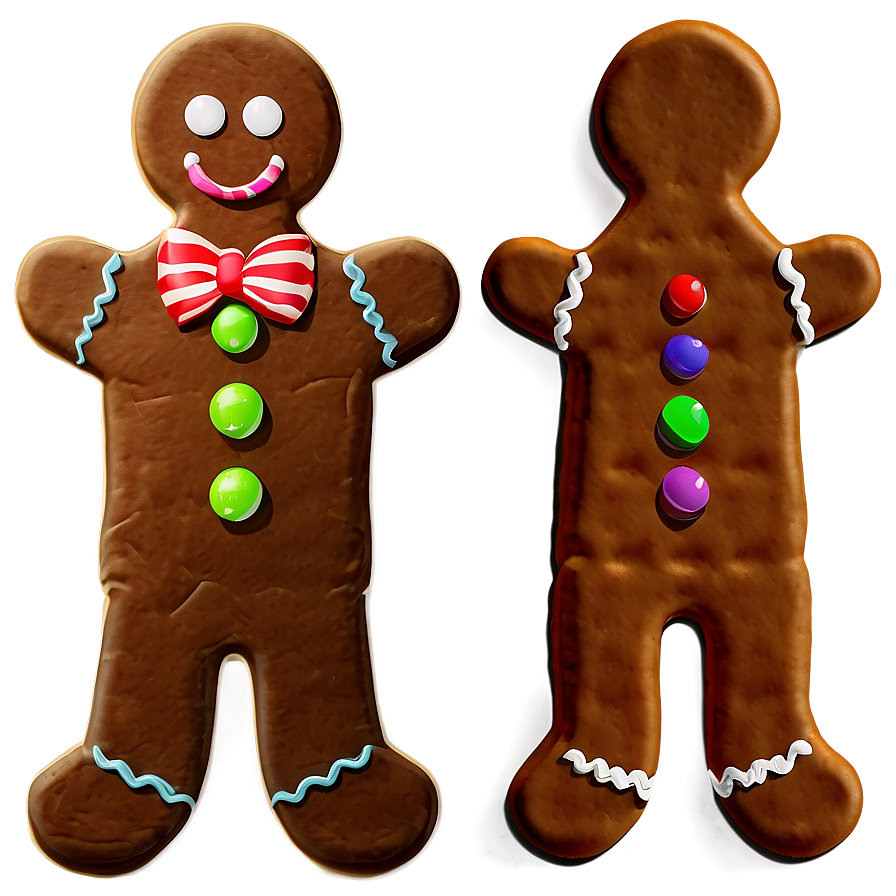 Gingerbread Man Silhouette Png Fxj52