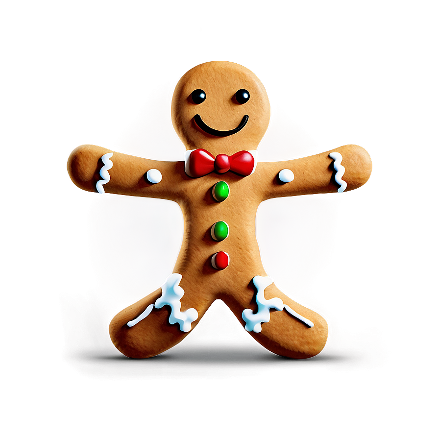 Gingerbread Man Smiling Png Xdl