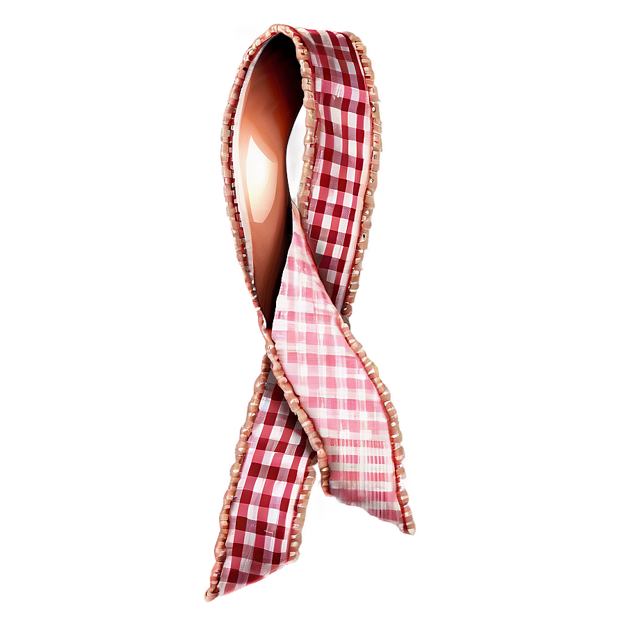 Gingham Ribbon Country Png 06242024