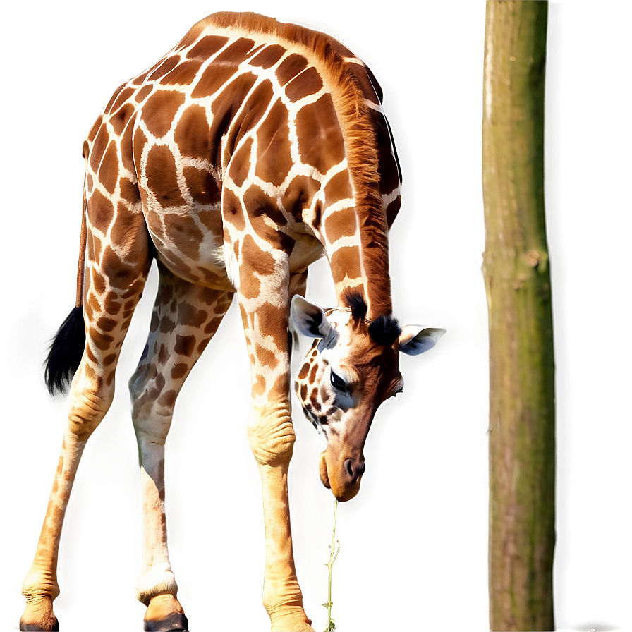 Giraffe Eating Leaves Png 33