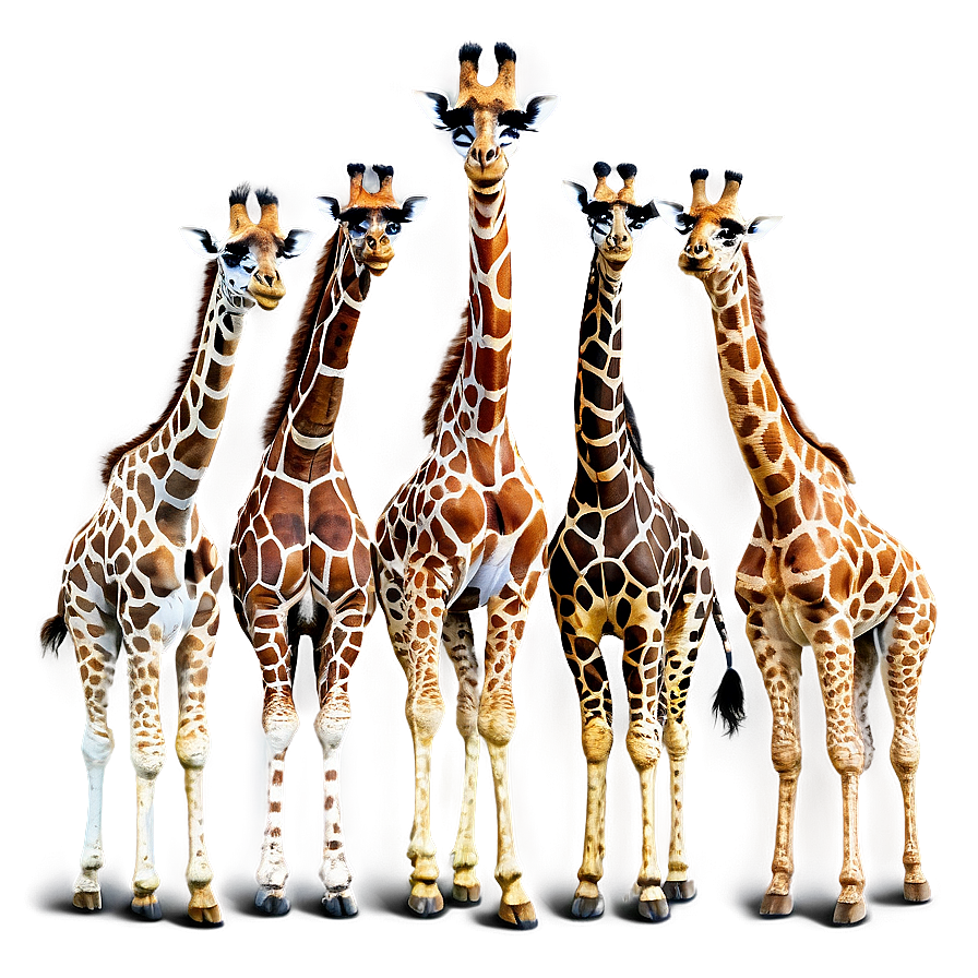 Giraffe Herd Migration Png Xbl