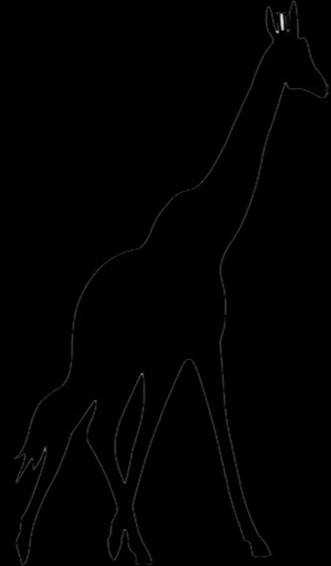 Giraffe Silhouette Outline