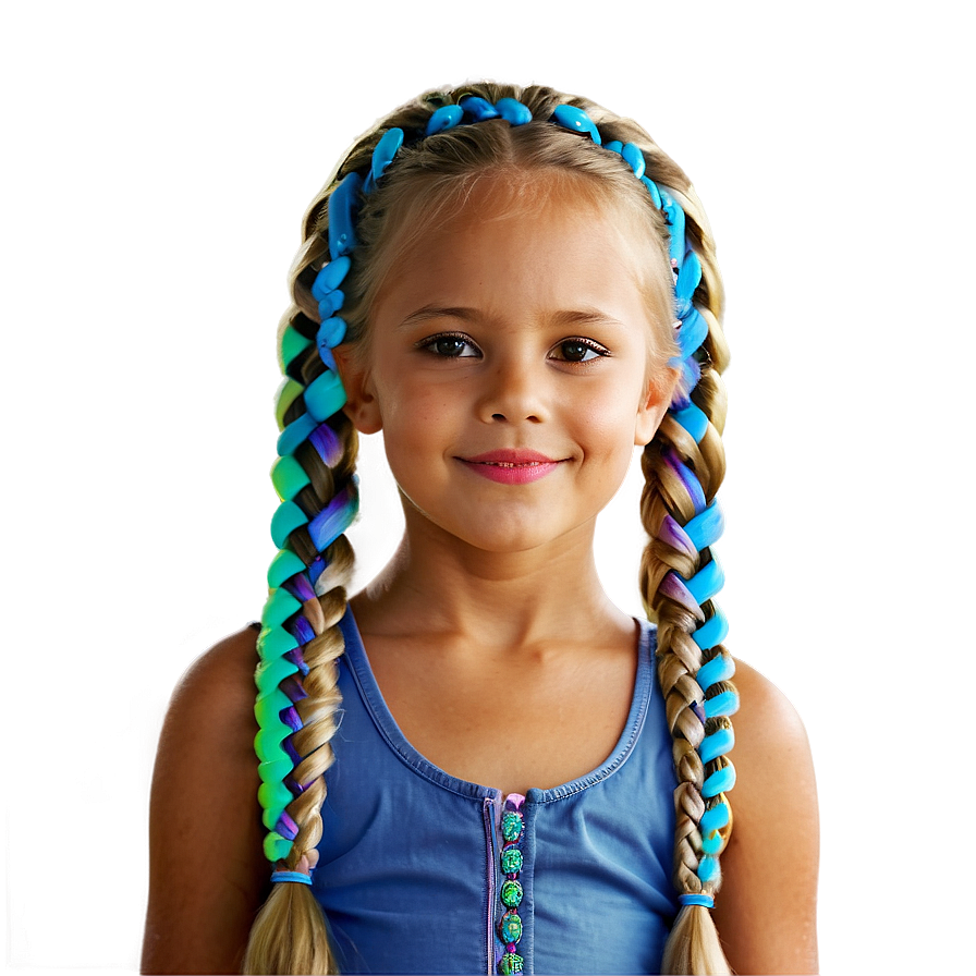 Girl Hair Braids Png 06132024