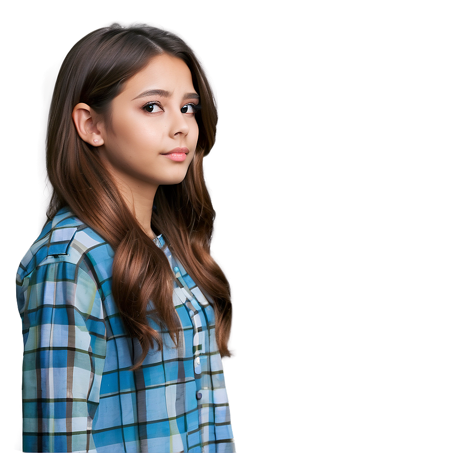 Girl Hair Casual Png 32