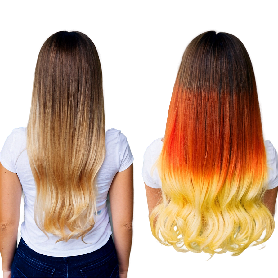 Girl Hair Ombre Png Gcs