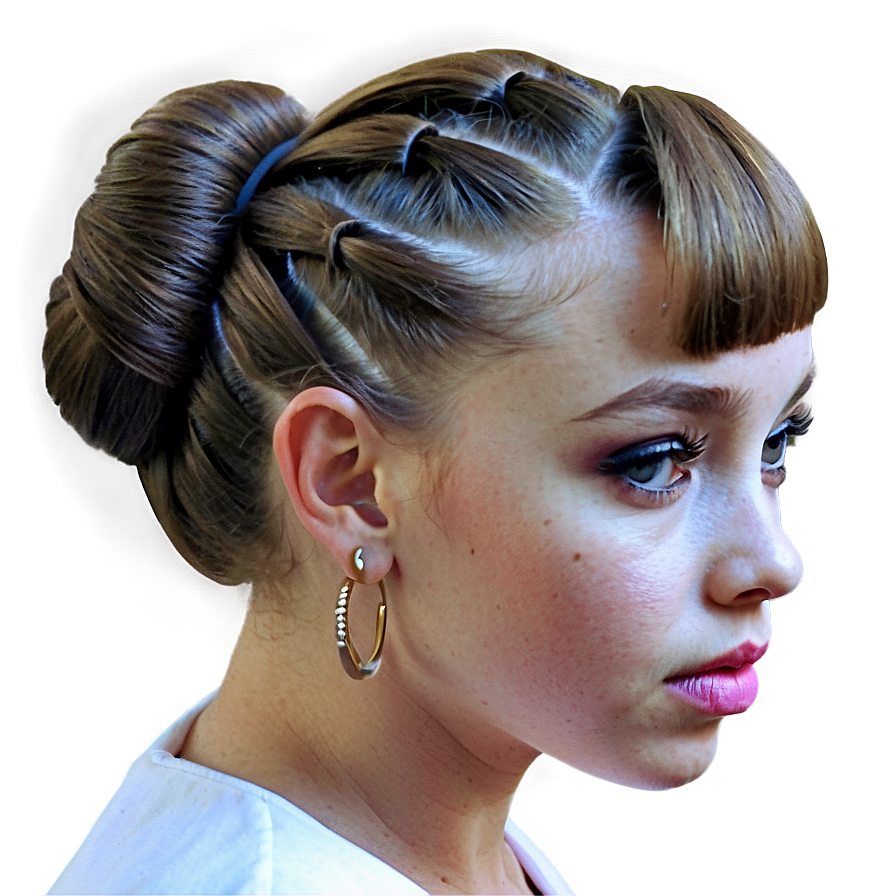 Girl Hair Updo Png 06132024