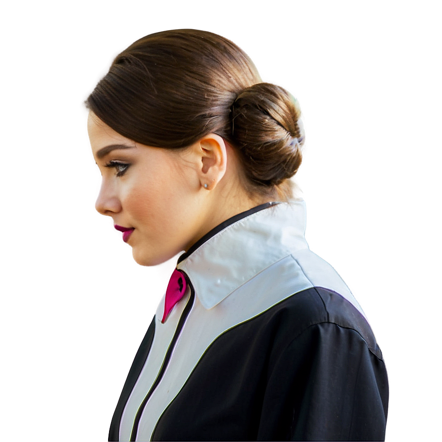 Girl Hair Updo Png 23