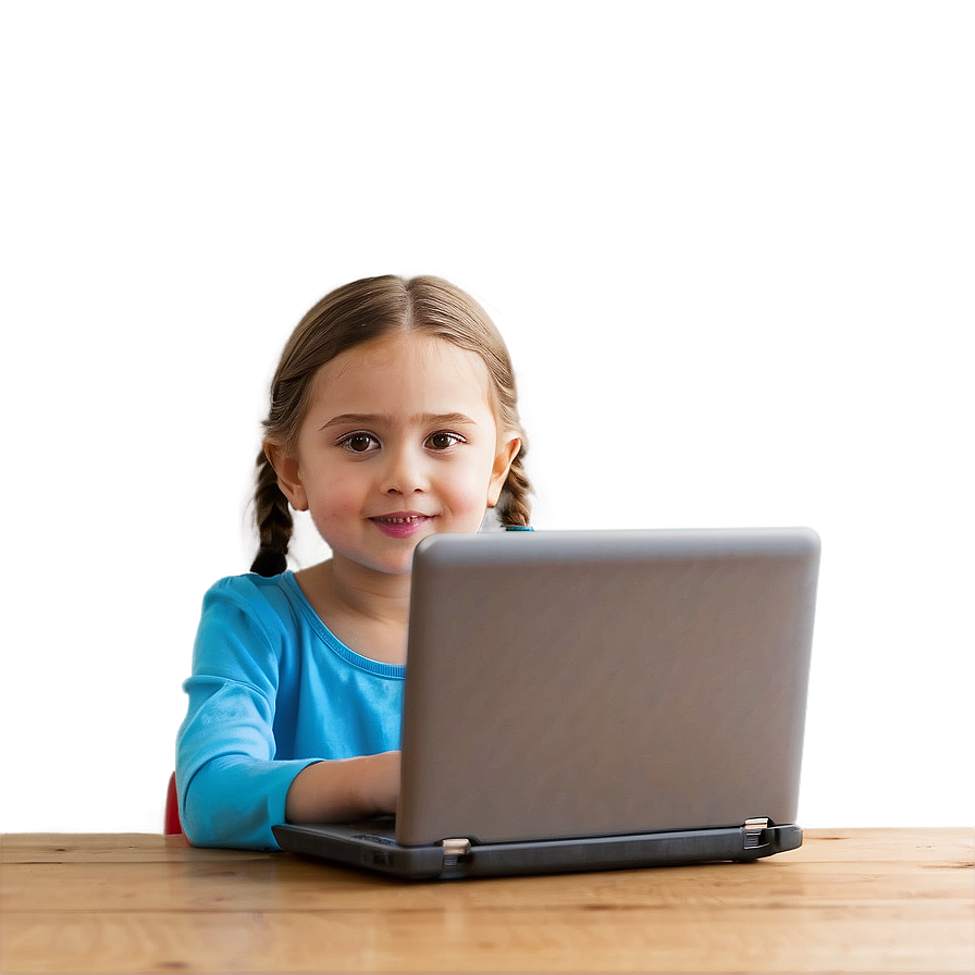 Girl With Laptop Png 89