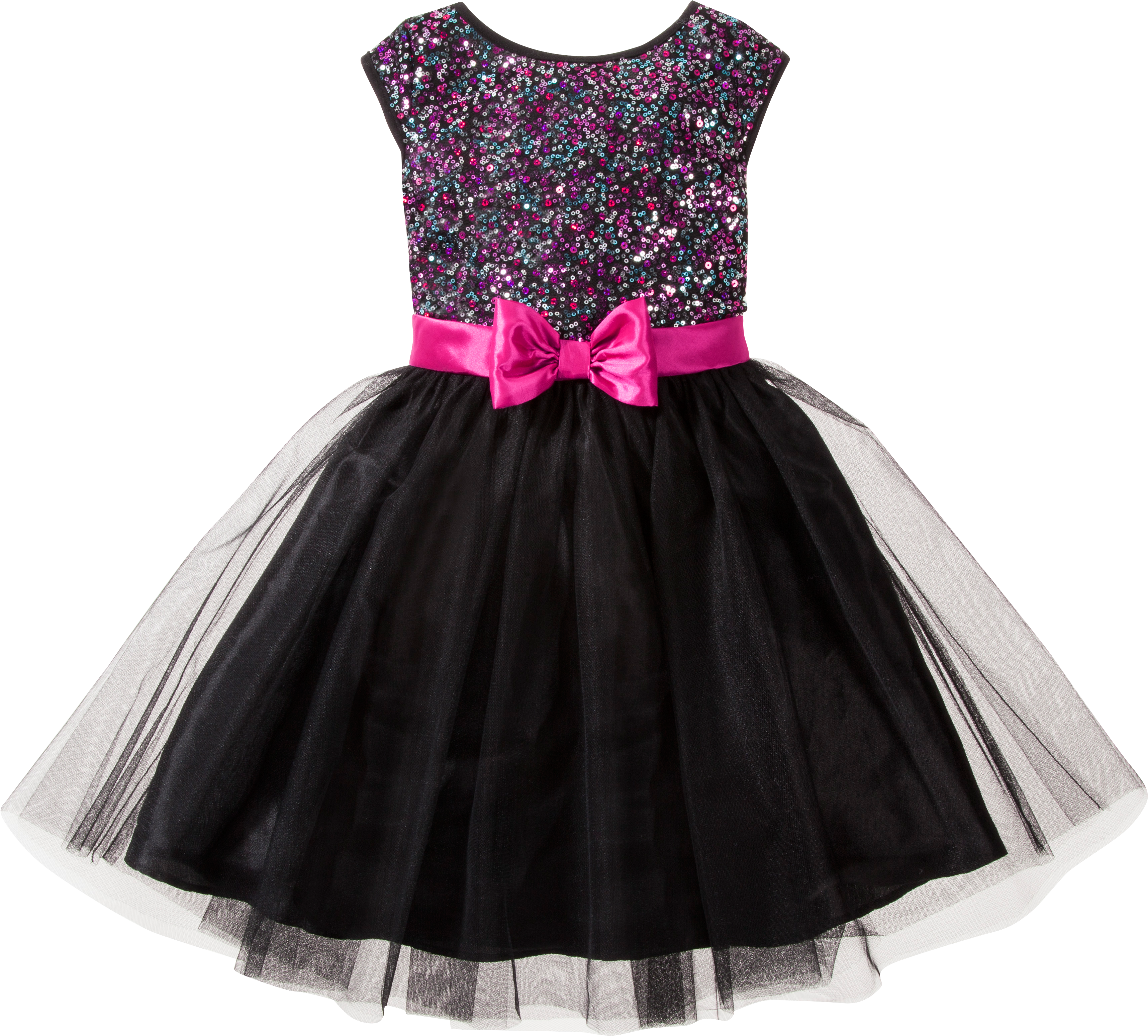 Girls Party Dresswith Sequinsand Bow