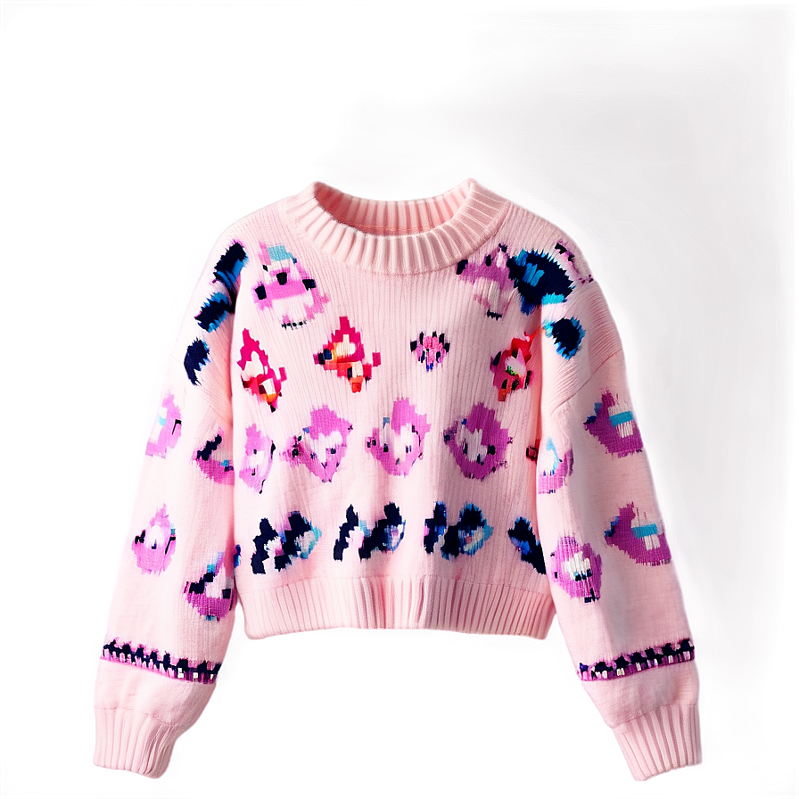 Girly Pink Sweater Png 06292024