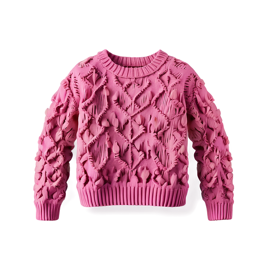 Girly Pink Sweater Png 06292024