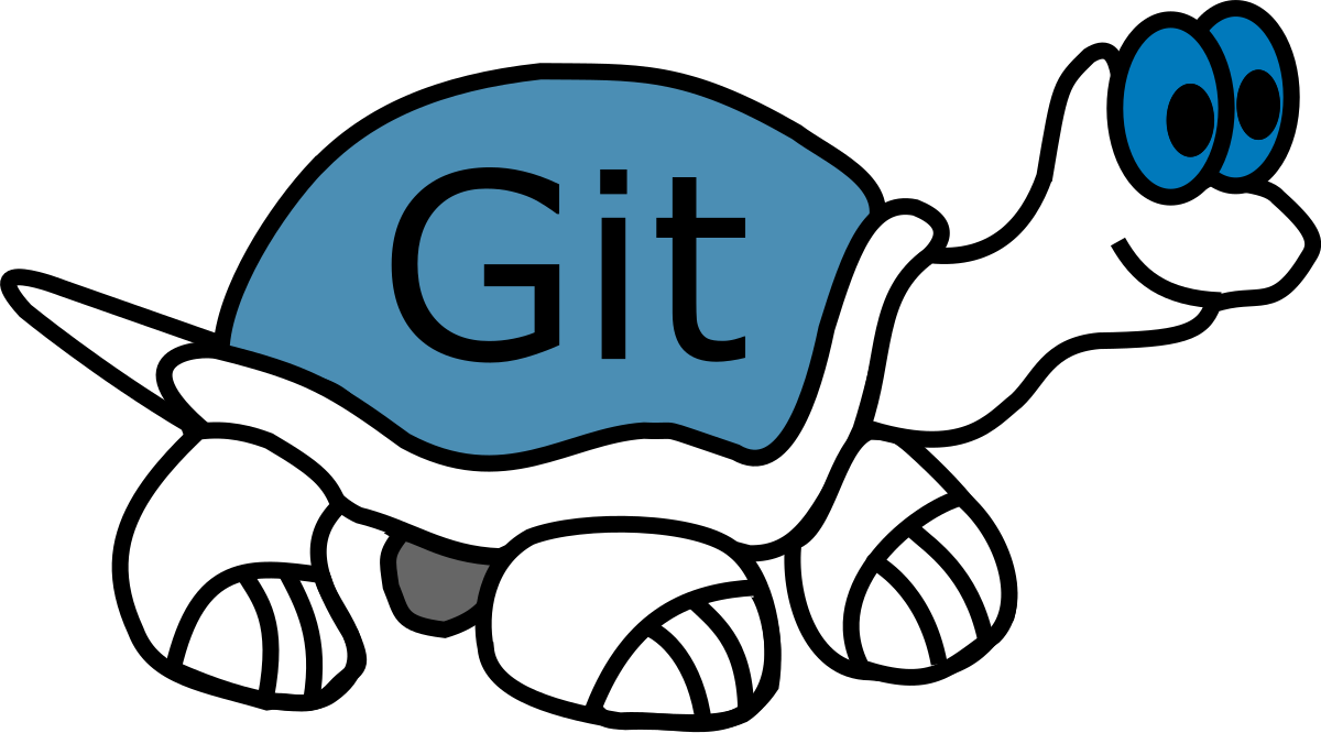 Git Logo Tortoise Cartoon