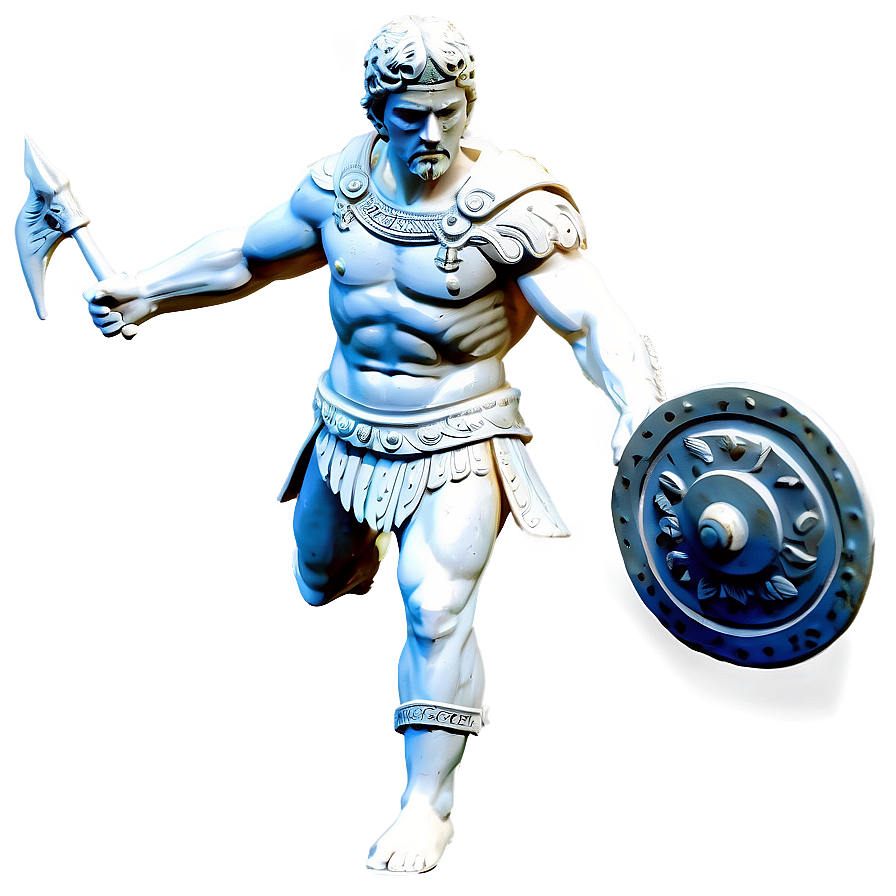 Gladiator Roman Statue Png 06272024