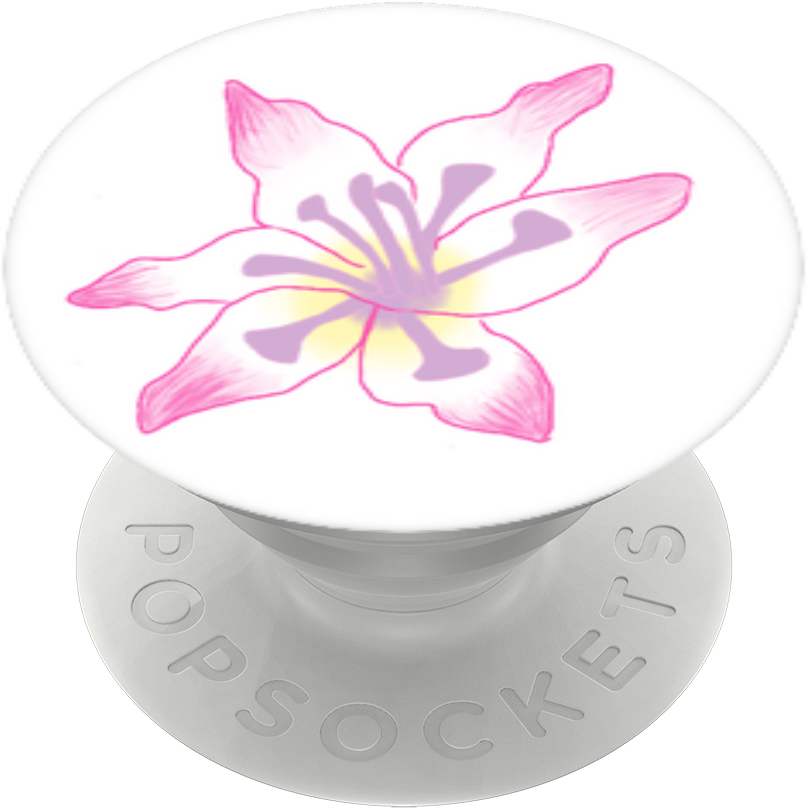 Gladiolus Flower Pop Socket Design