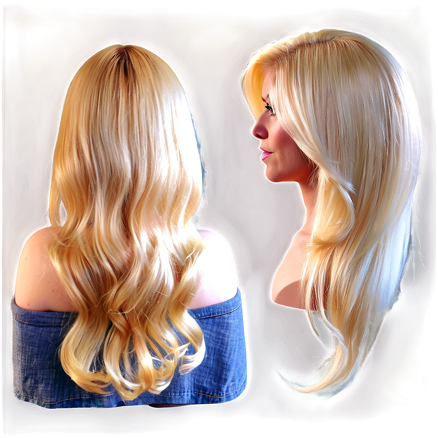 Glamorous Blond Hair Png Jfv