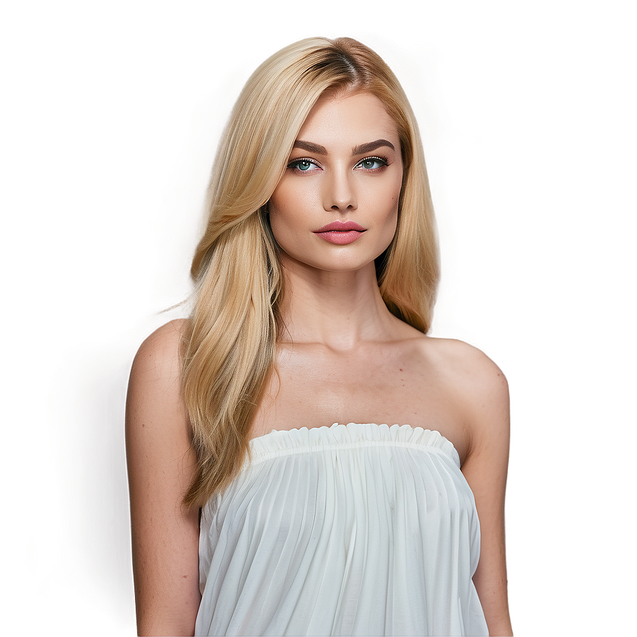 Glamorous Blond Hair Png Pco