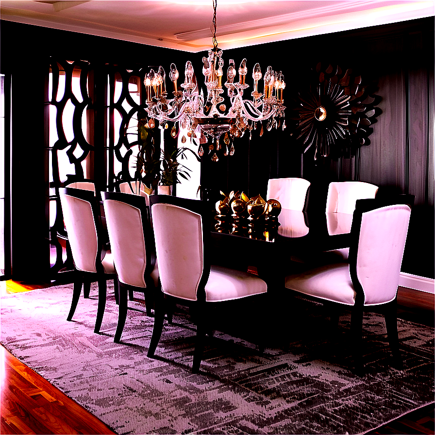 Glamorous Dining Room Features Png Vjc