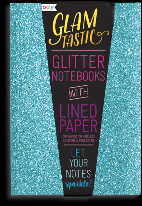 Glamtastic Glitter Notebooks Display