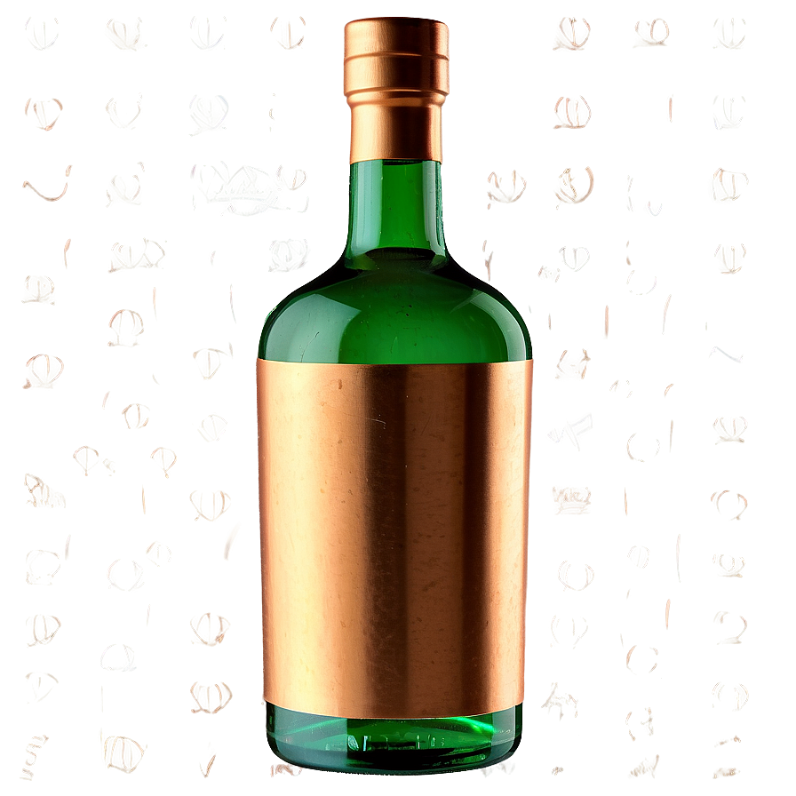 Glass Alcohol Bottle Png 35