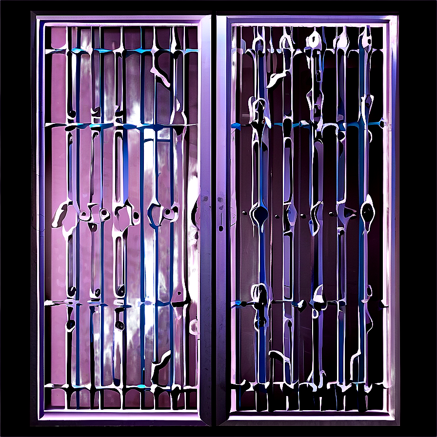 Glass Door With Grill Png 48