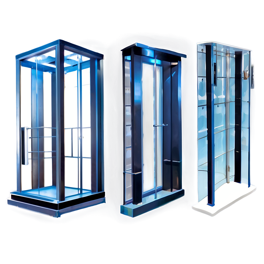 Glass Elevator Shaft Png 06272024