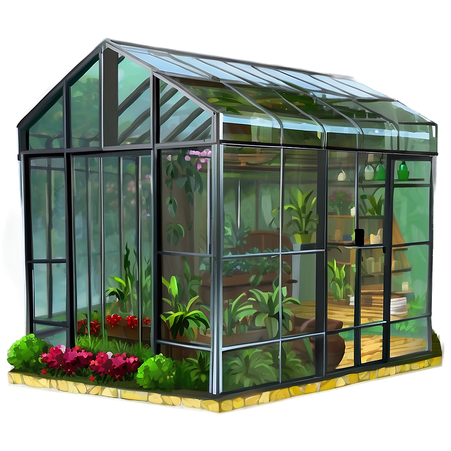 Glass House Clipart Png Ham16