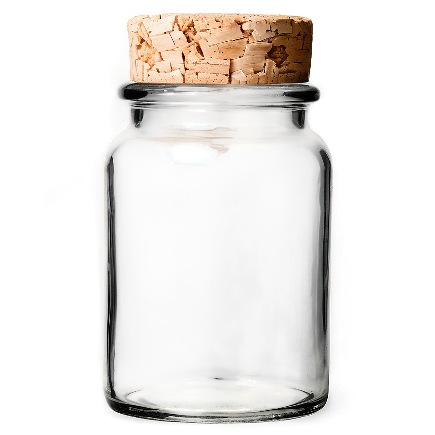 Glass Jar With Cork Lid Png Pvc