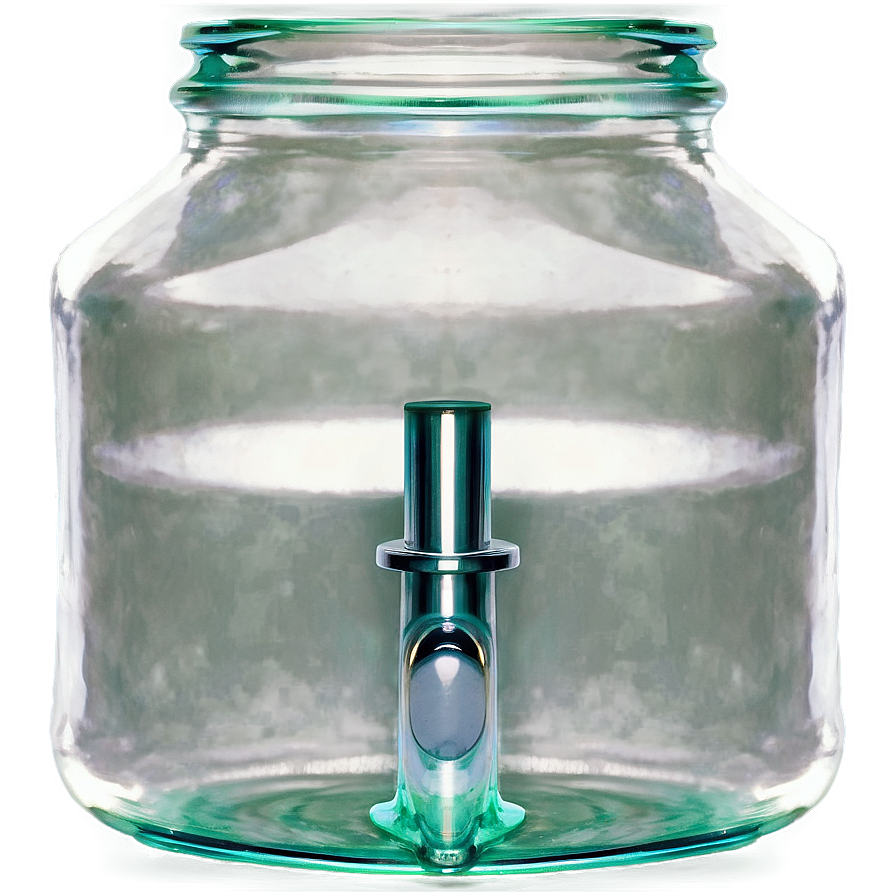 Glass Jar With Faucet Png 05242024
