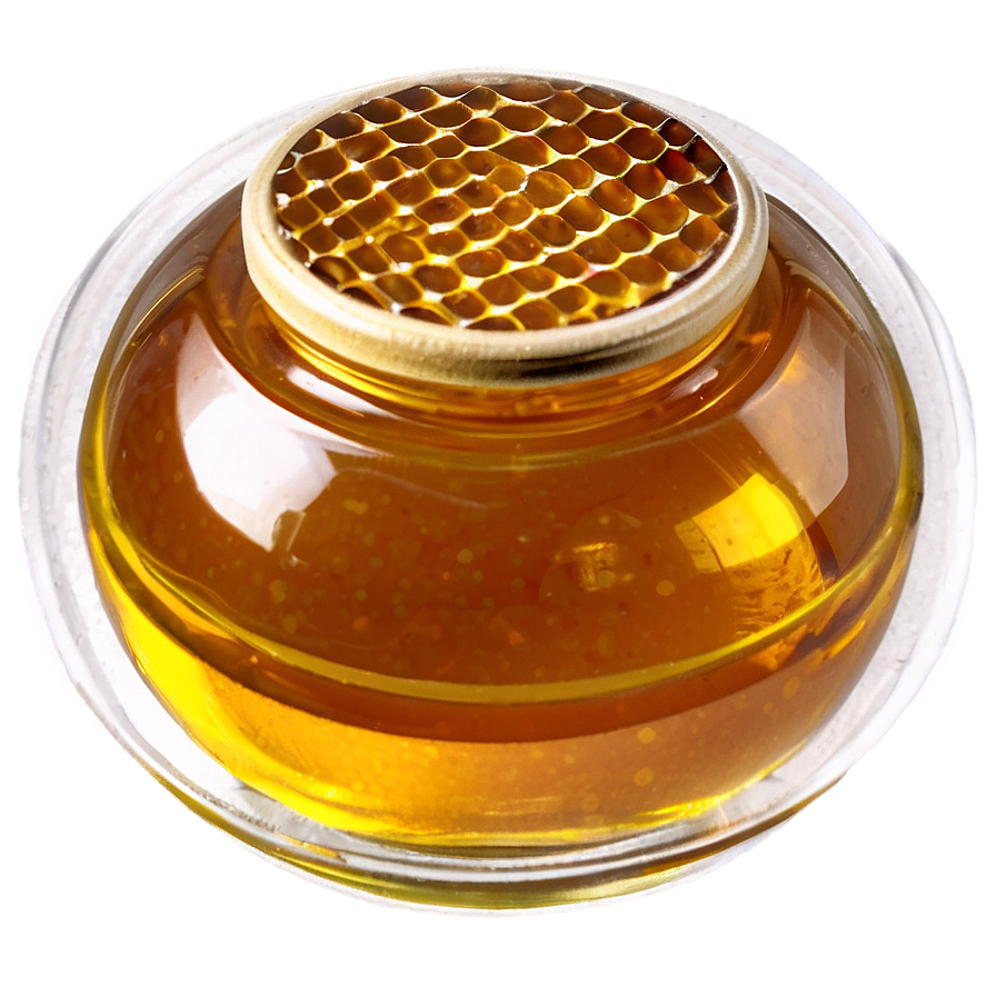 Glass Jar With Honey Png 05242024