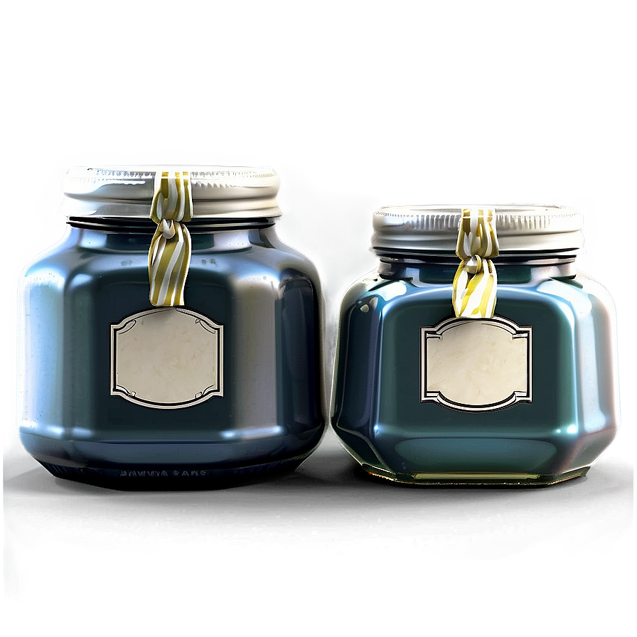 Glass Jar With Label Png Hvo