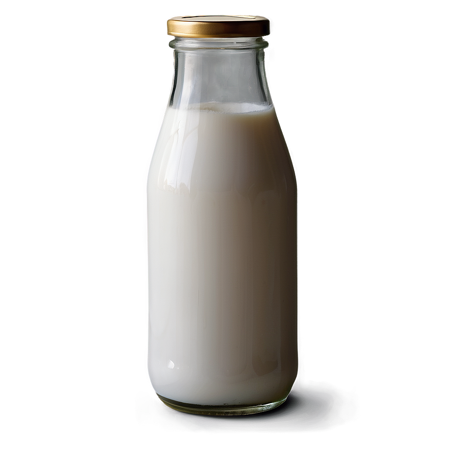 Glass Milk Bottle Png 11