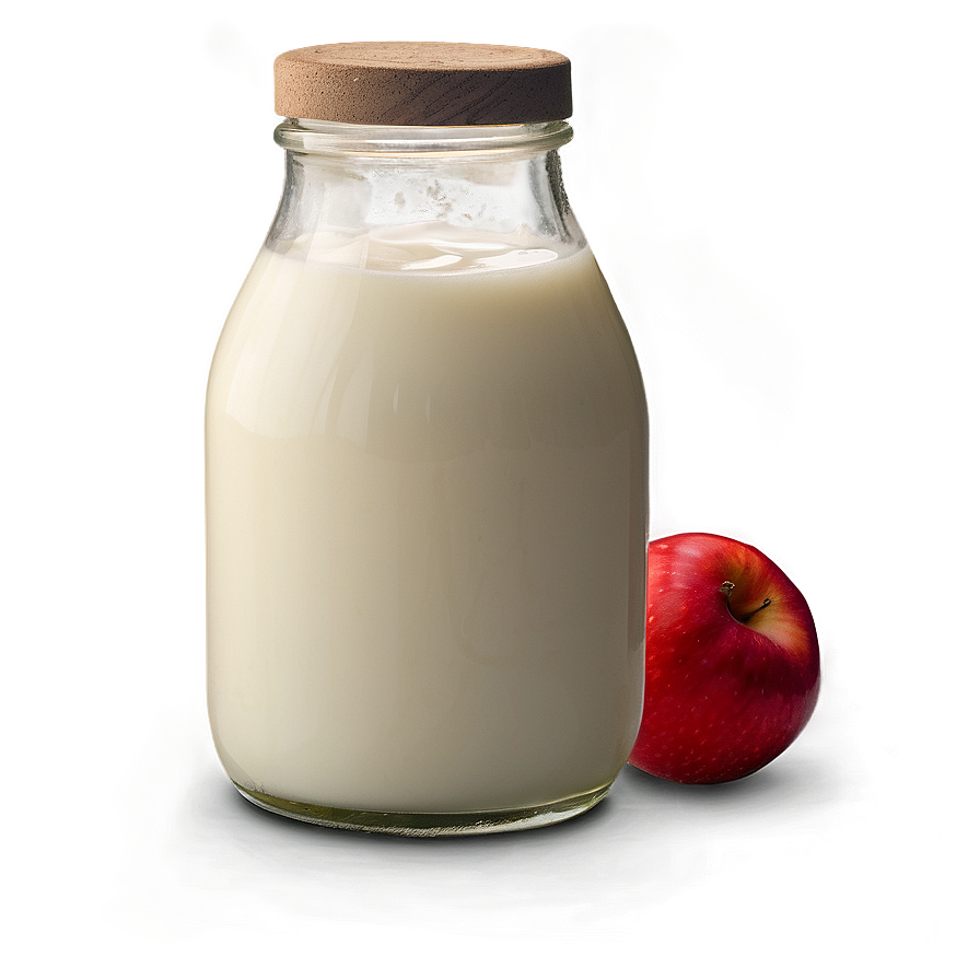 Glass Milk Bottle Png 37