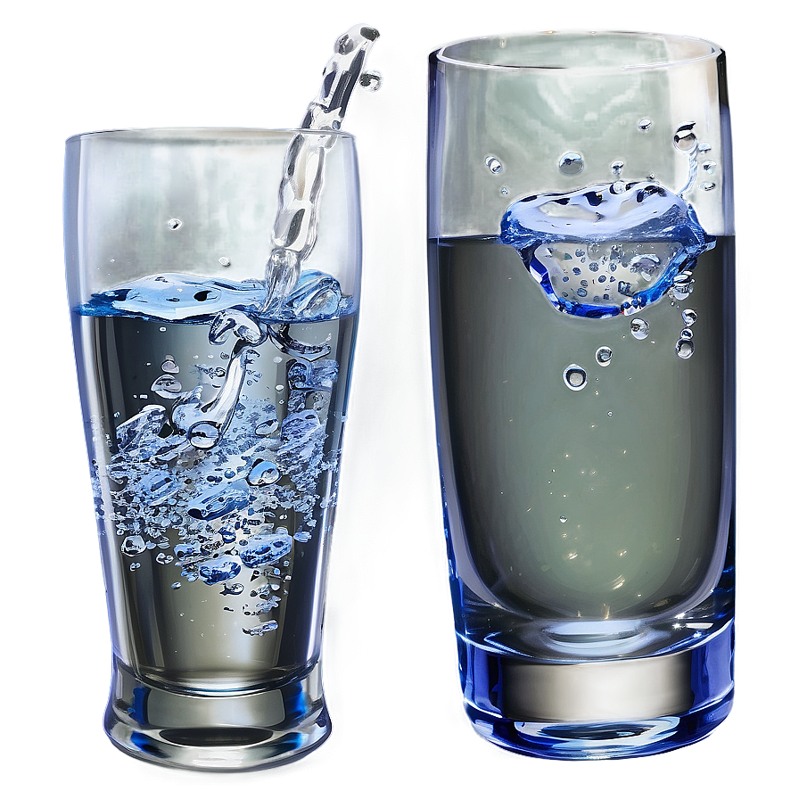 Glass Of Water Art Png 82